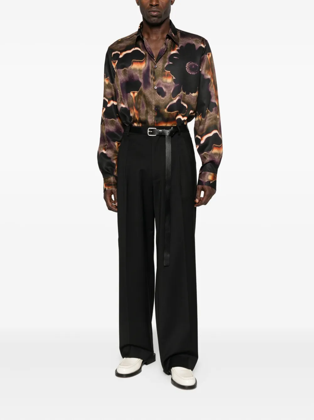 Paul Smith floral-print shirt - Bruin