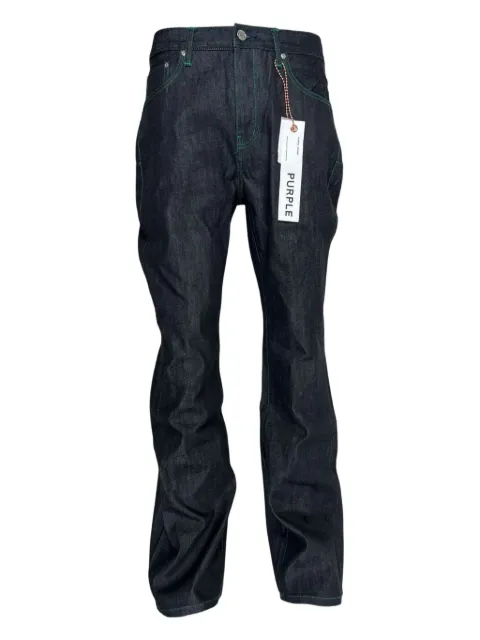 Purple Brand contrast-stitch bootcut jeans