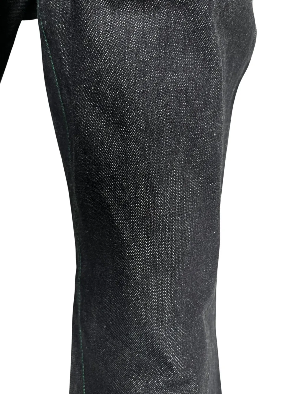 Purple Brand Contrast-stitch Bootcut Jeans In Blue