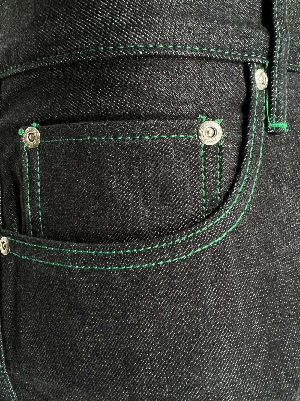 Purple Brand Contrast-stitch Bootcut Jeans In Blue