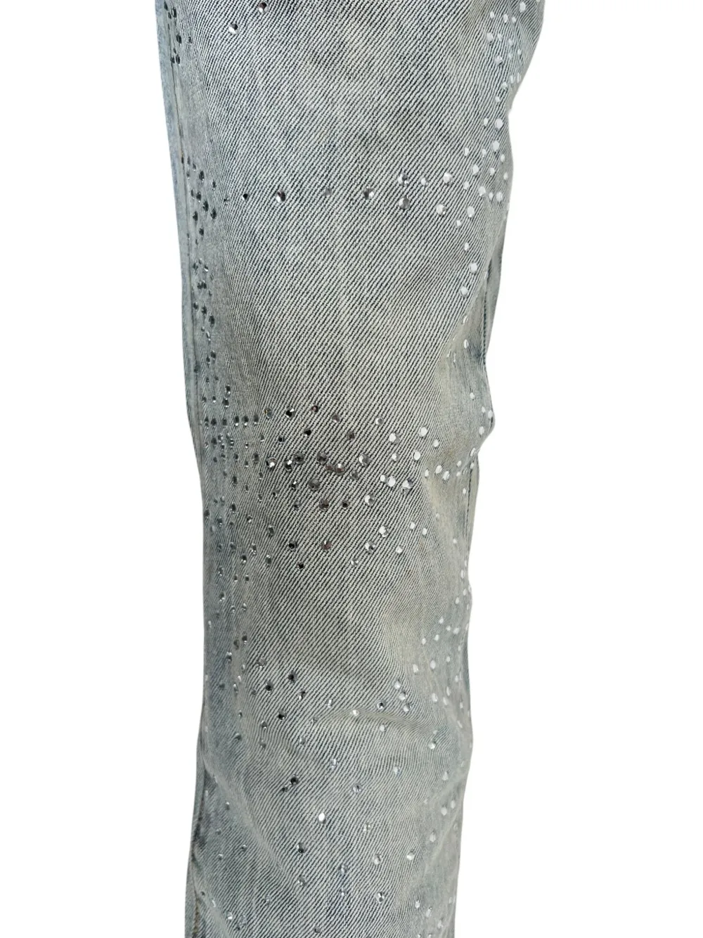 Purple Brand Atlin Blitz jeans verfraaid met stras Blauw