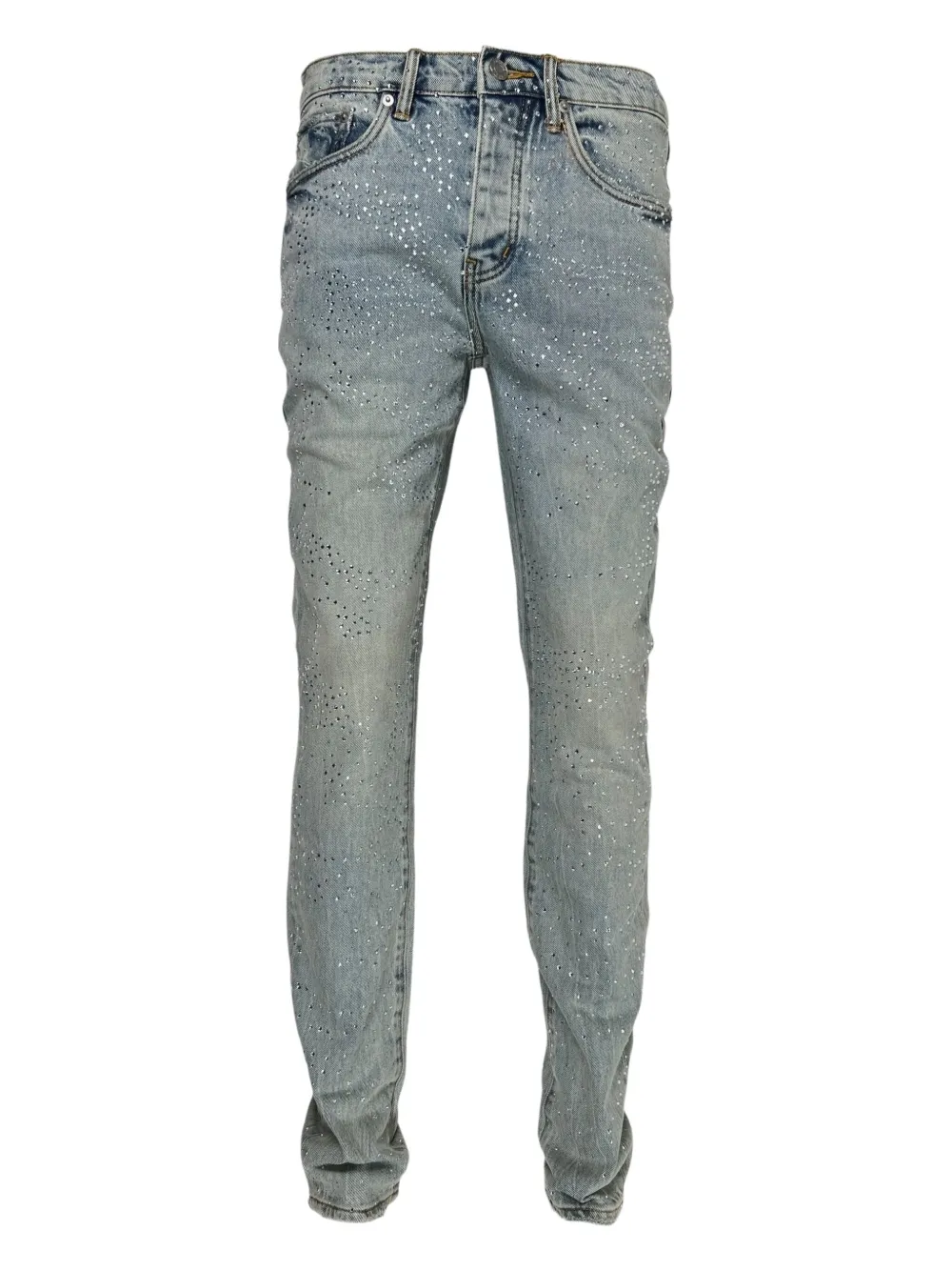 Purple Brand Atlin Blitz rhinestone-embellished jeans | Blue | Image 1