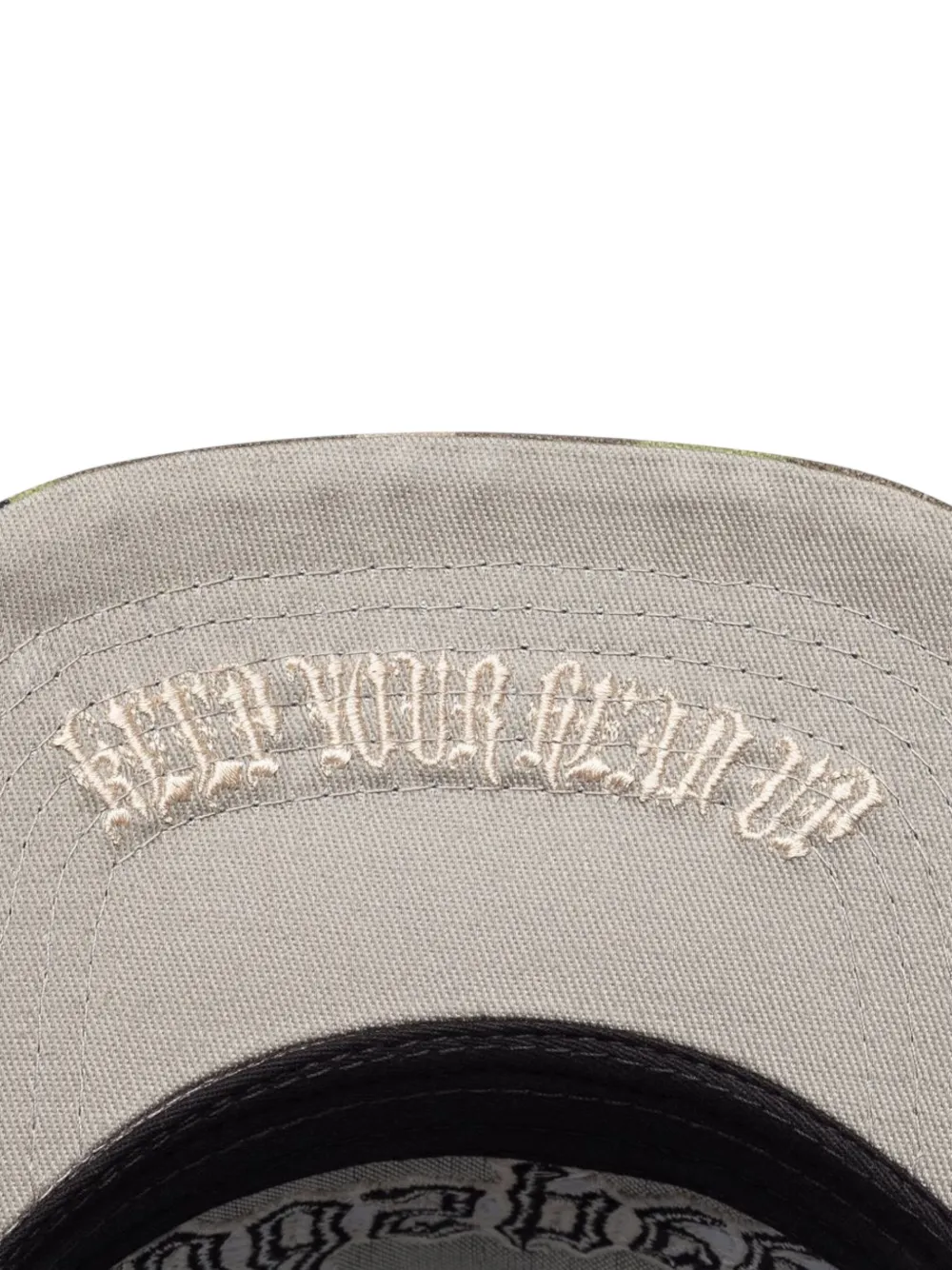Godspeed Forever Trucker Camouflage-print Baseball Cap In Gray