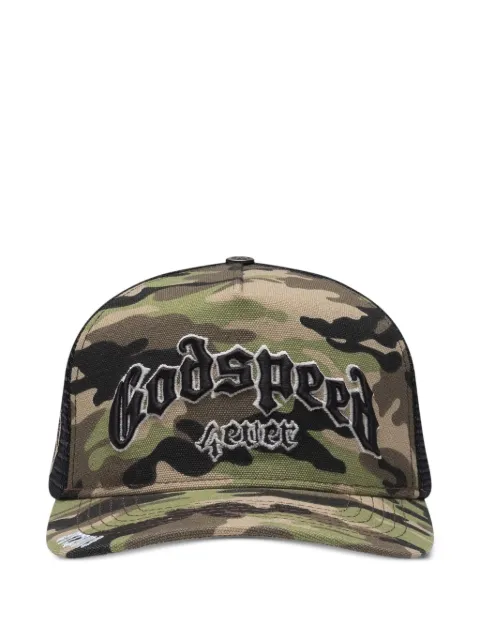 GODSPEED Forever Trucker camouflage-print baseball cap