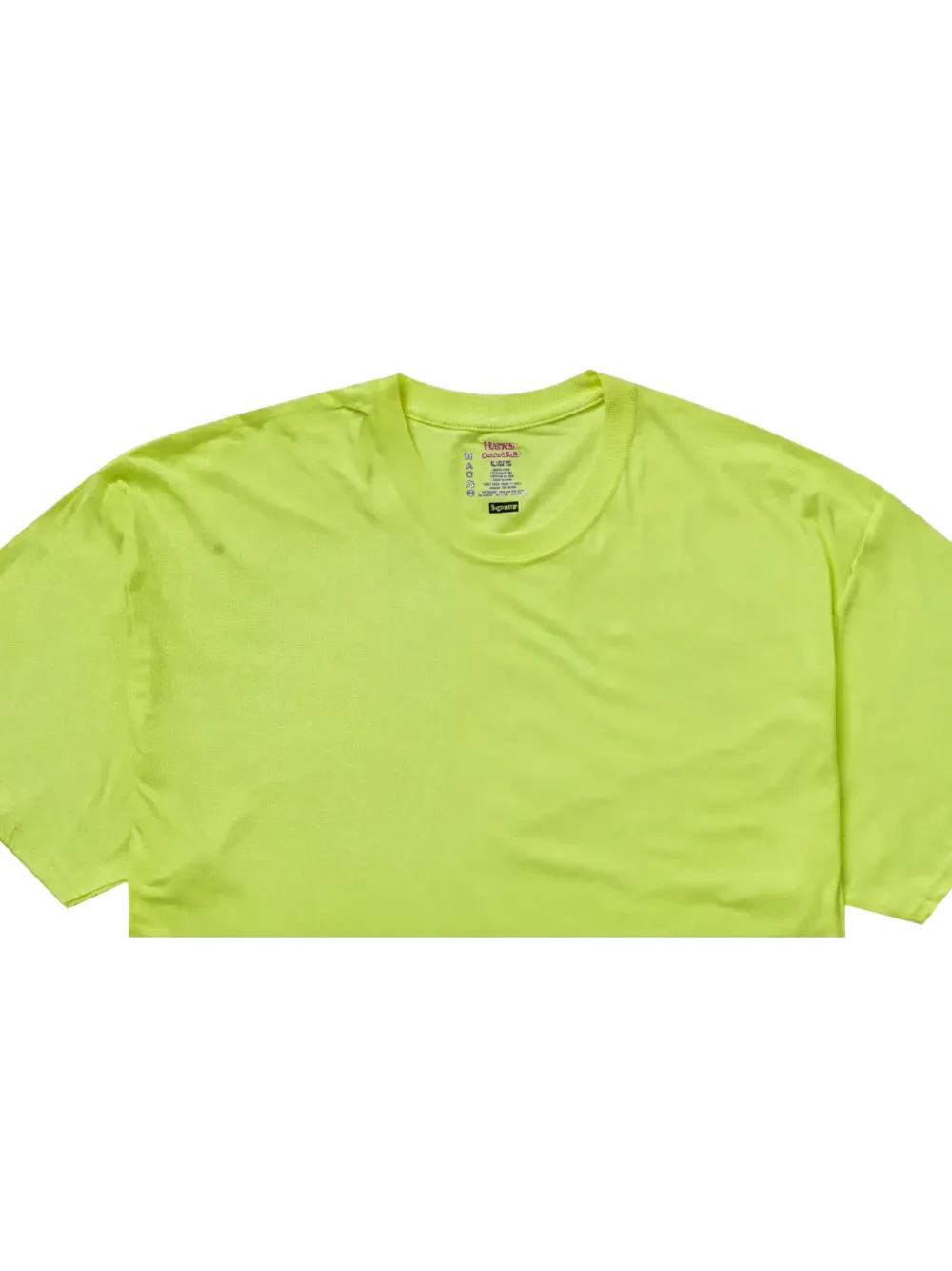 Supreme Twee Hanes T-shirten Geel