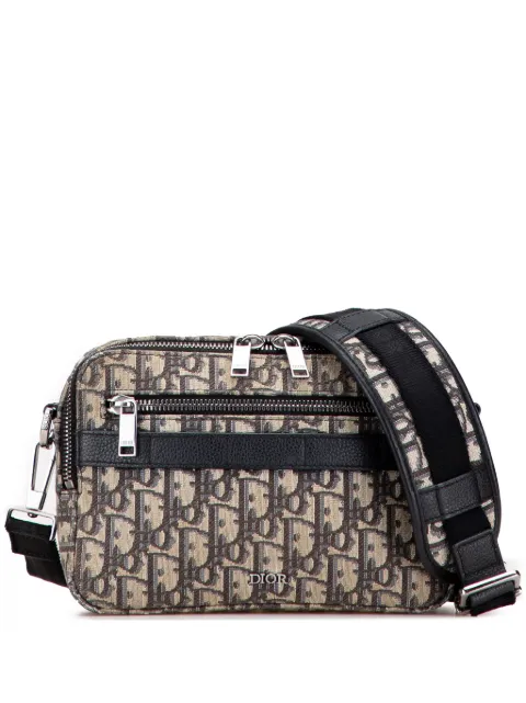 Christian Dior Pre-Owned 2022 Oblique Canvas Safari crossbody bag