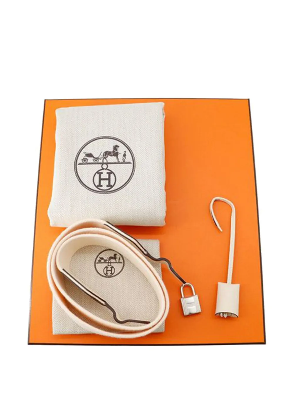 Hermès Pre-Owned 2023 Mini Toile and Swift Victoria III Fourre Tout satchel | Pre-Owned | Image 2