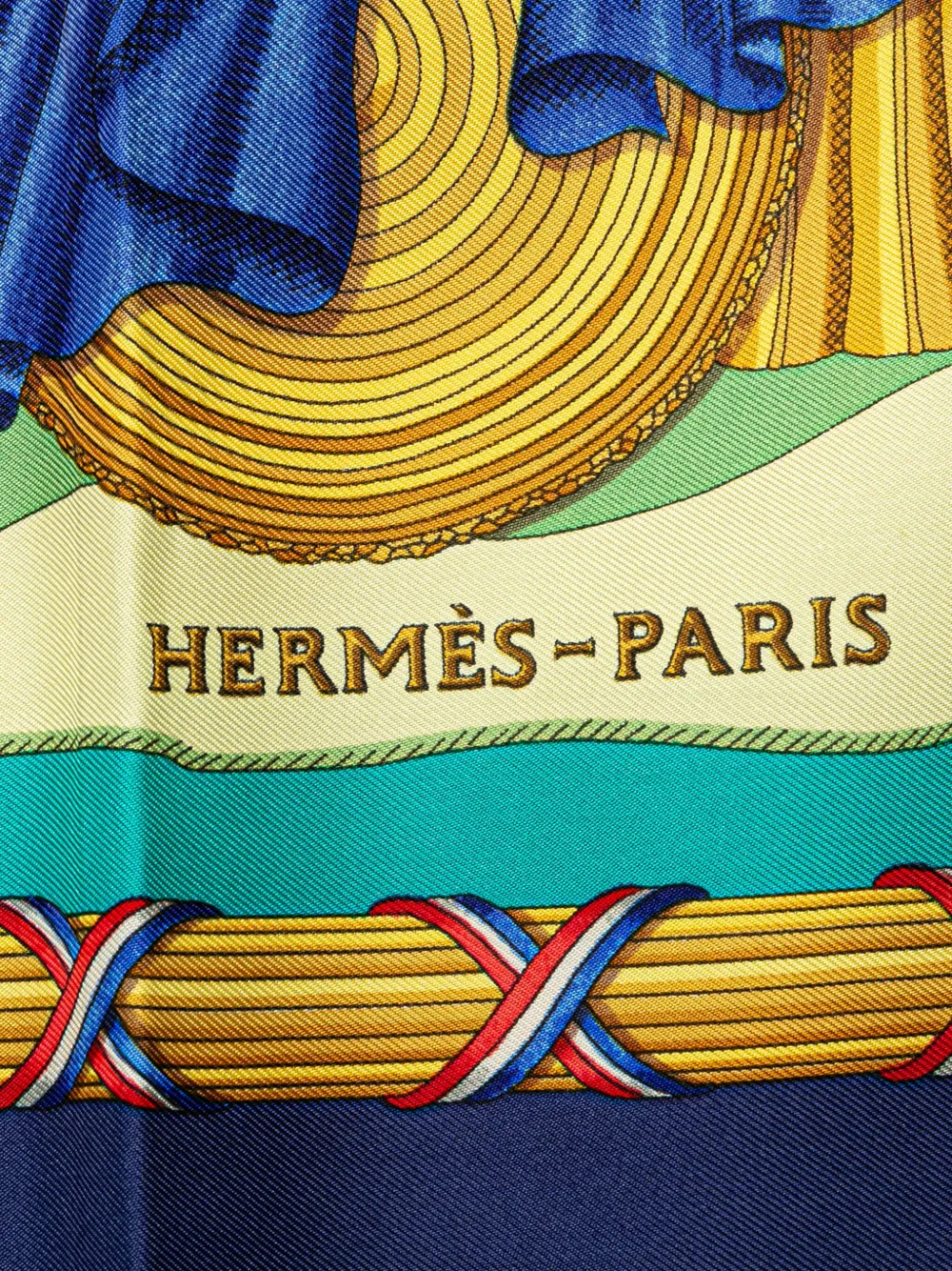 Hermès Pre-Owned 1990-2010 Republique Francaise Liberte Egalite Fraternite 1789 Silk Scarf scarves | Image 2