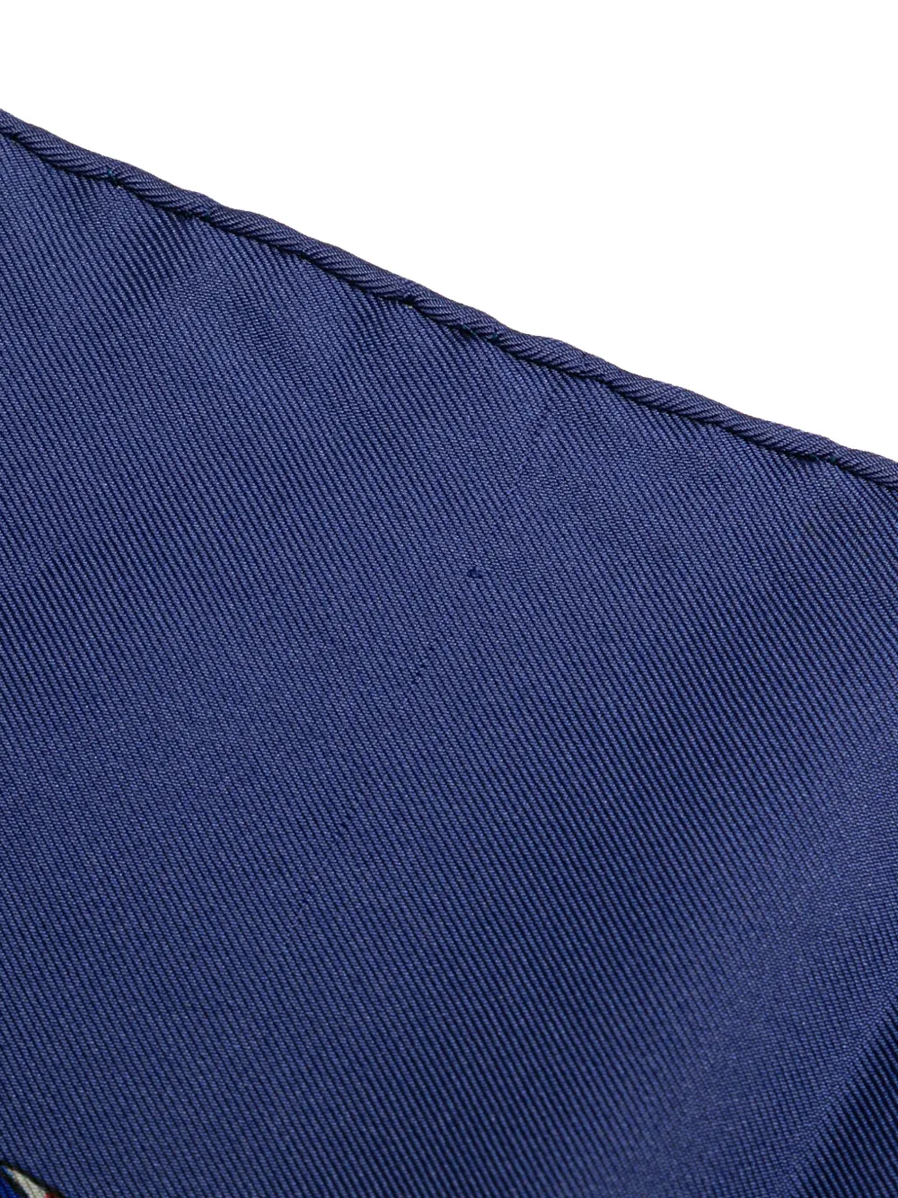 Pre-owned Hermes 1990-2010 Republique Francaise Liberte Egalite Fraternite 1789 Silk Scarf Scarves In Blue