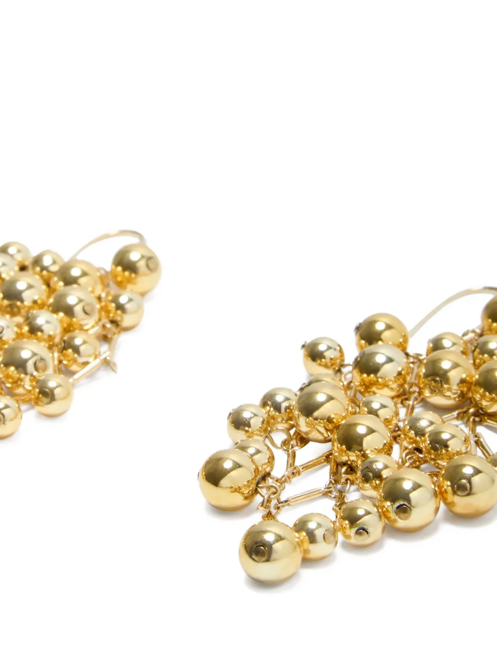 ISABEL MARANT gold bead cascade earrings | Image 2