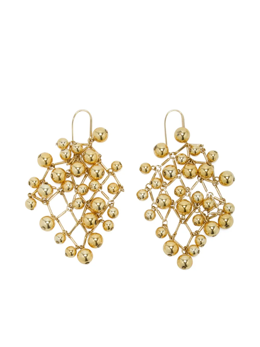 ISABEL MARANT gold bead cascade earrings | Gold | Image 1