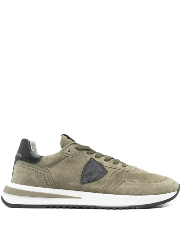 Philippe Model Paris Leather Sneakers Green FARFETCH PH