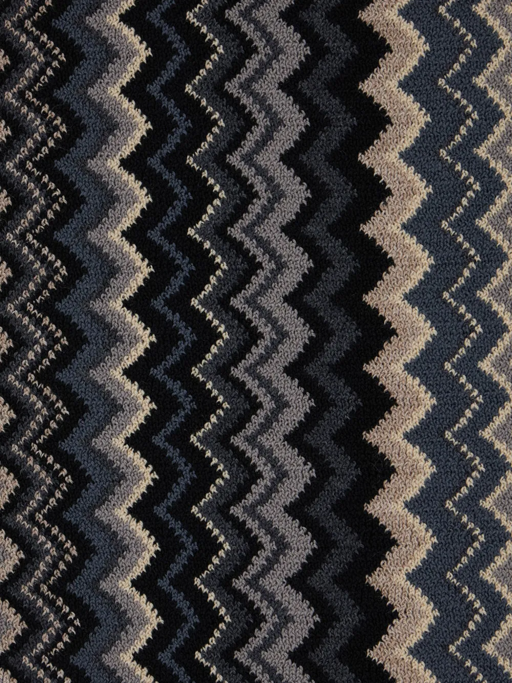 Missoni Zigzag Fringed Scarf In Multi