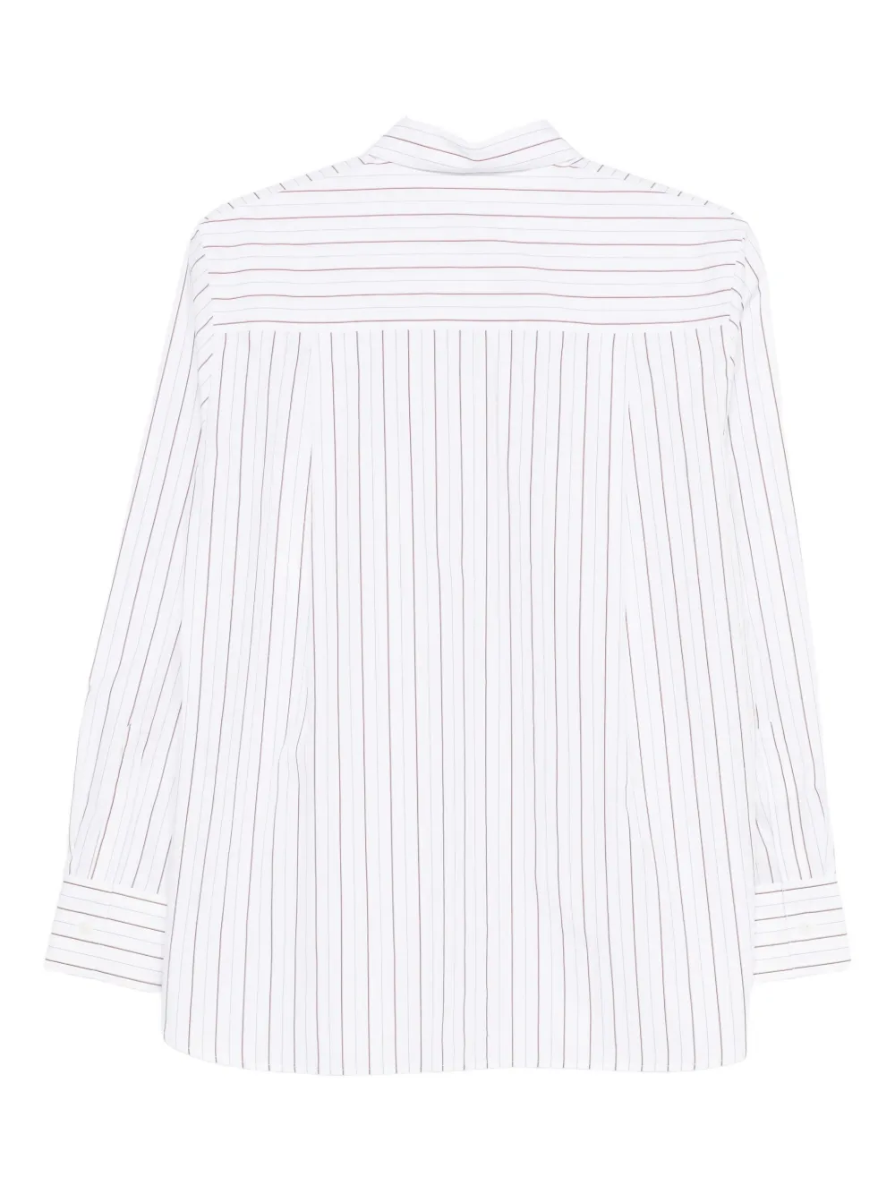 PS Paul Smith Gestreept blouse met zak - Wit