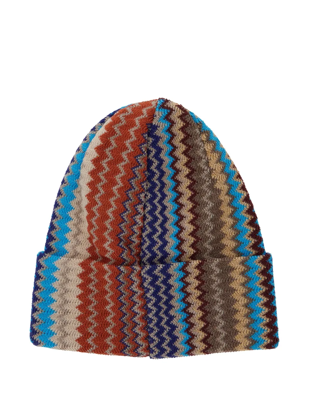Missoni zigzag beanie - Bruin