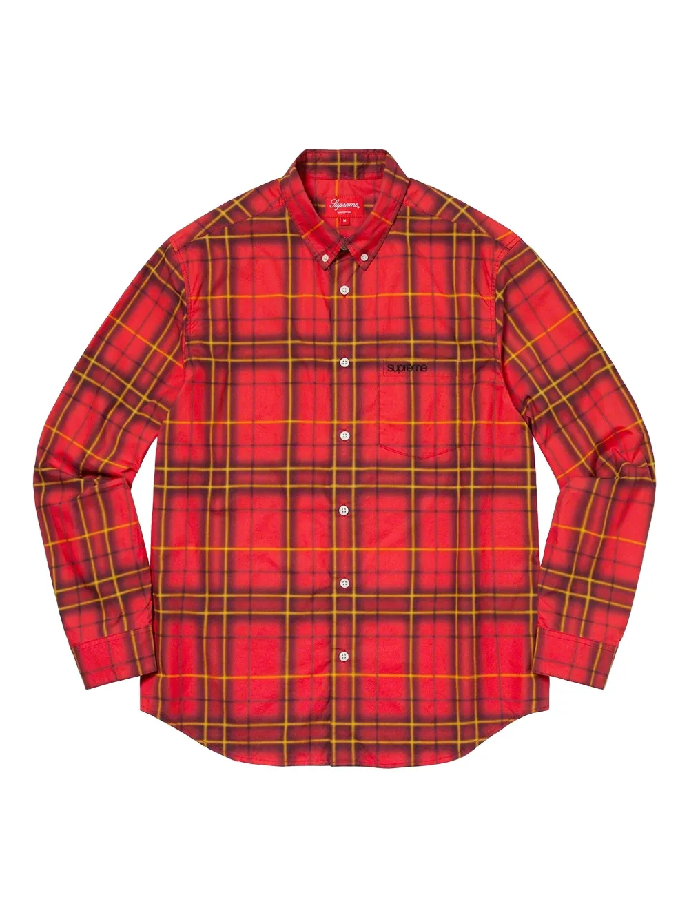Supreme スプレーチェック シャツ - レッド Supreme スプレーチェック シャツ - レッド