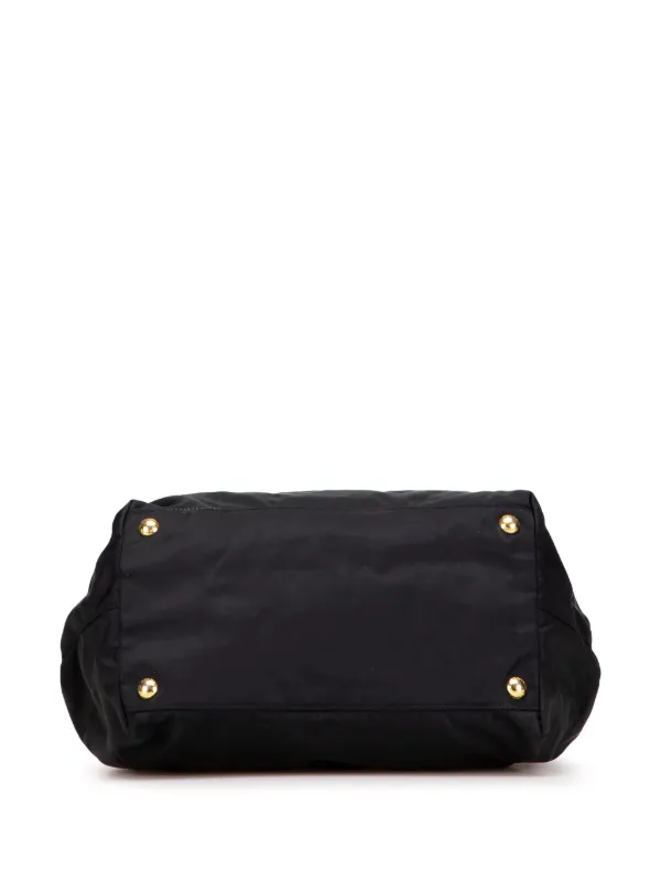 15日までPRADA ハンドバッグ　TESSUTO FIOCCO フィオッコ Prada Black Tessuto Fiocco Nylon Bow Top Handle Crossbody