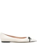 Valentino Garavani Vlogo ballet flats - White