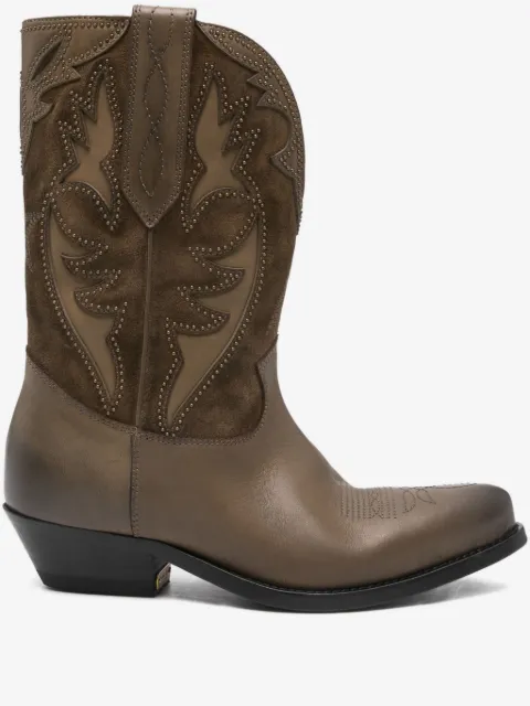 Golden Goose bottines à appliqué en daim