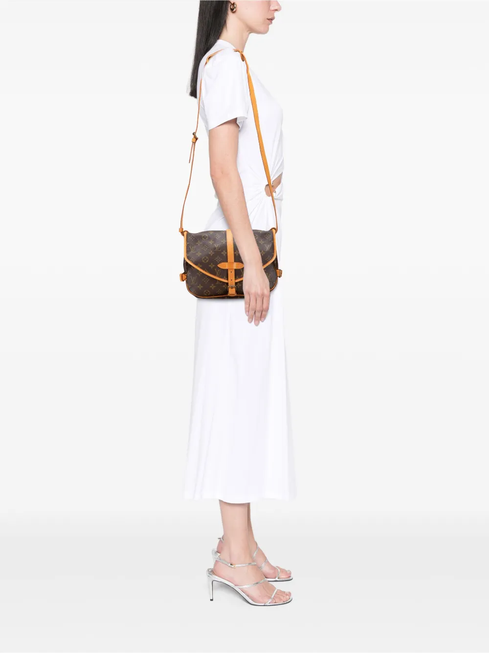 Louis Vuitton Pre-Owned 1995 Monogram Saumur 25 crossbody bag | Pre-Owned | Image 2