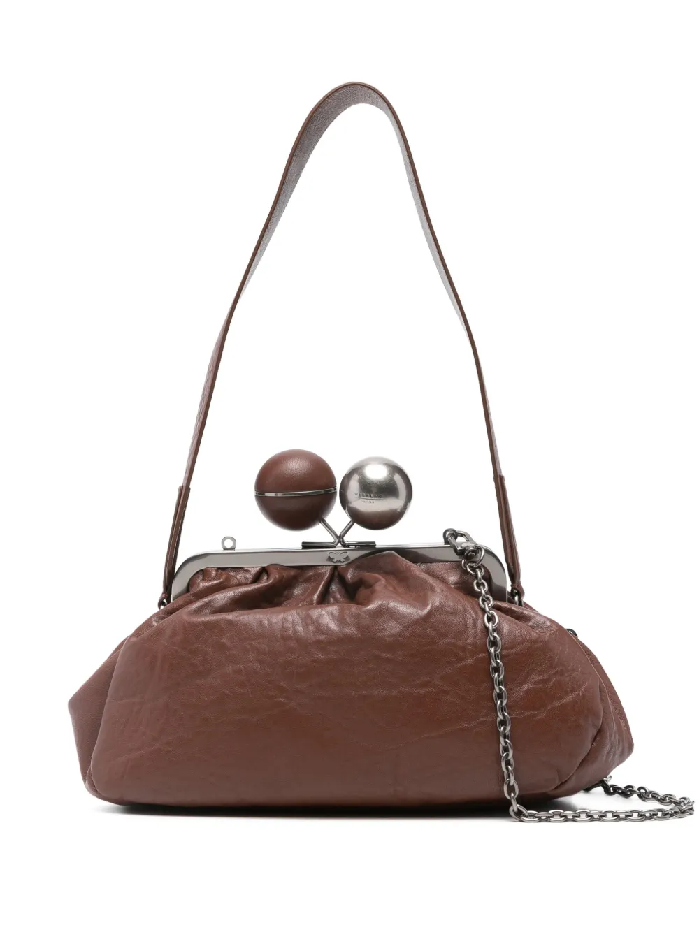 Weekend Max Mara Pancia Clutch Bag In Brown
