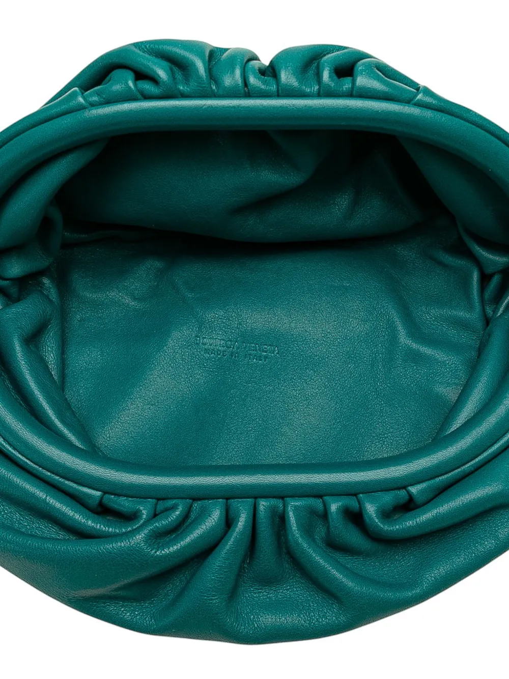 Pre-owned Bottega Veneta 2012-2025 Lambskin Chain Pouch Belt Bag In Blue