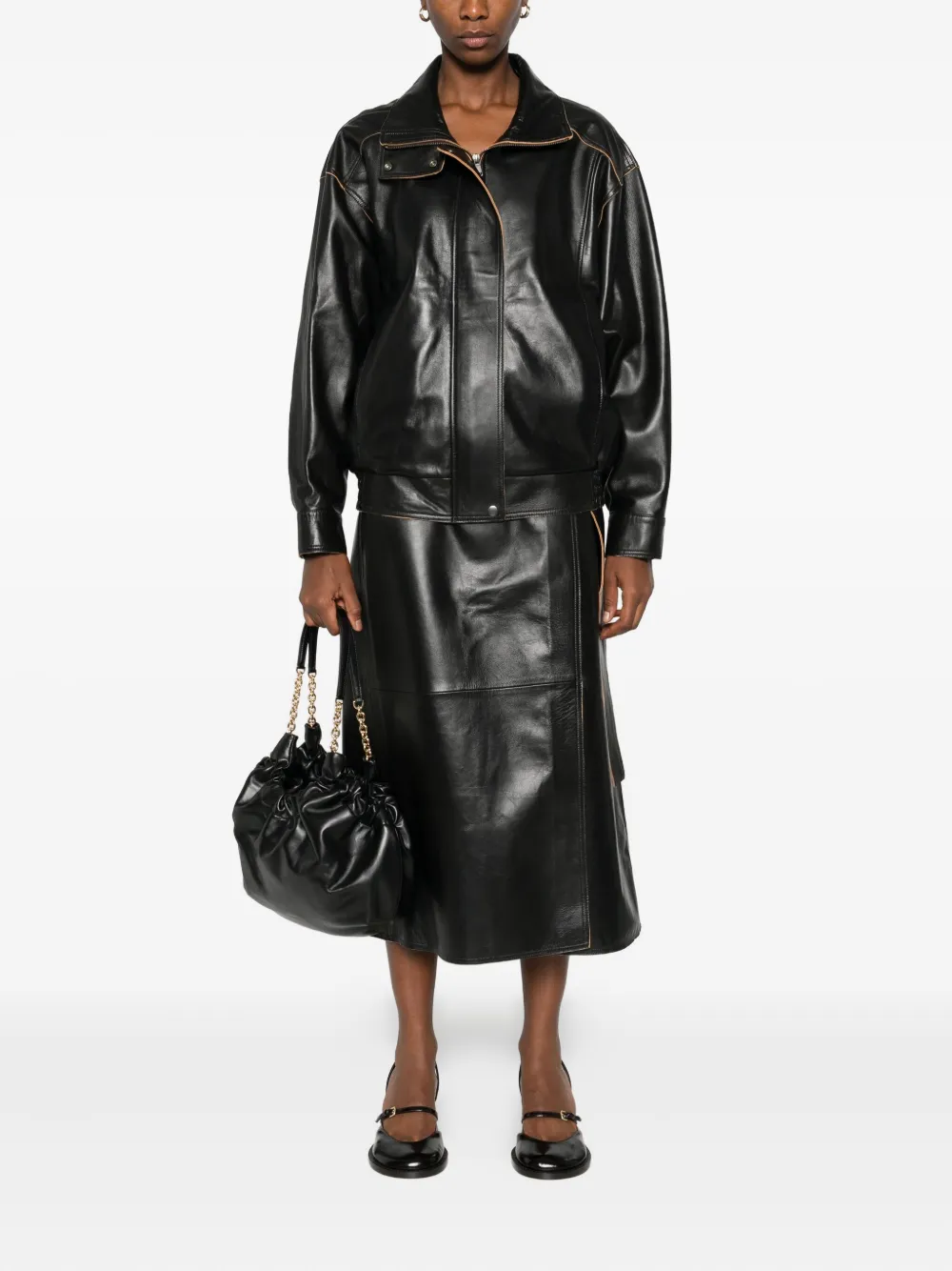 Calvin Klein Gewikkelde rok - Zwart