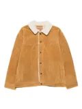 Levi's shearling-collar suede jacket - Yellow