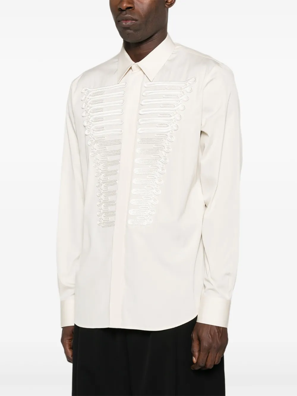 Alexander McQueen Overhemd met borduurwerk Wit