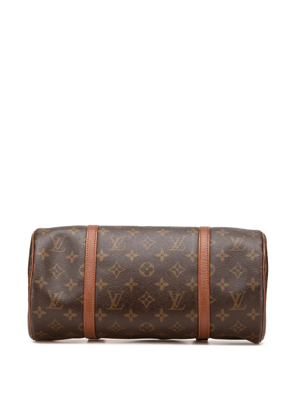 Pre-owned Louis Vuitton 1995 Monogram Papillon 30 Handbag In Brown