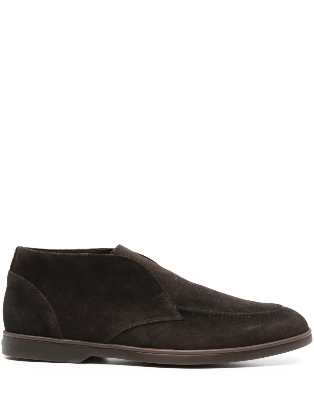 Doucal's Suède desert boots Bruin