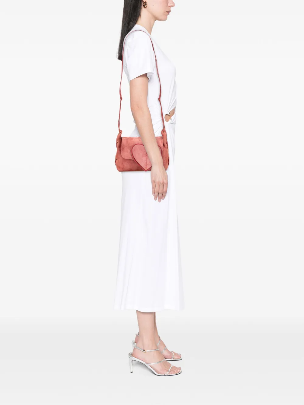 Gucci Pre-Owned 2000-2015 Suede Heart shoulder bag | Pre-Owned | Image 2