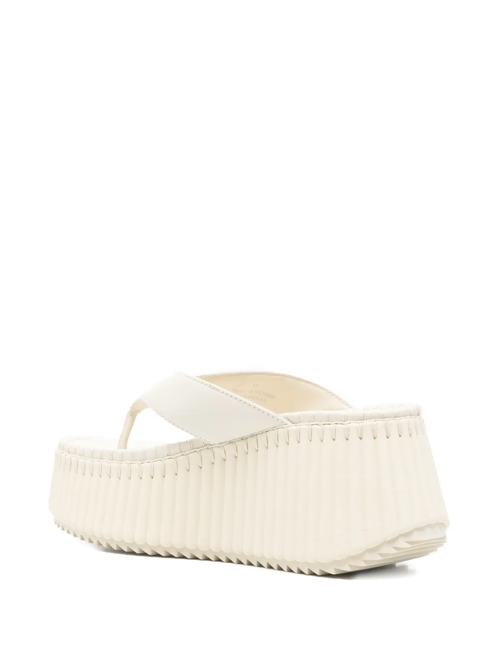 Chloé Sandalen met plateauzool Beige