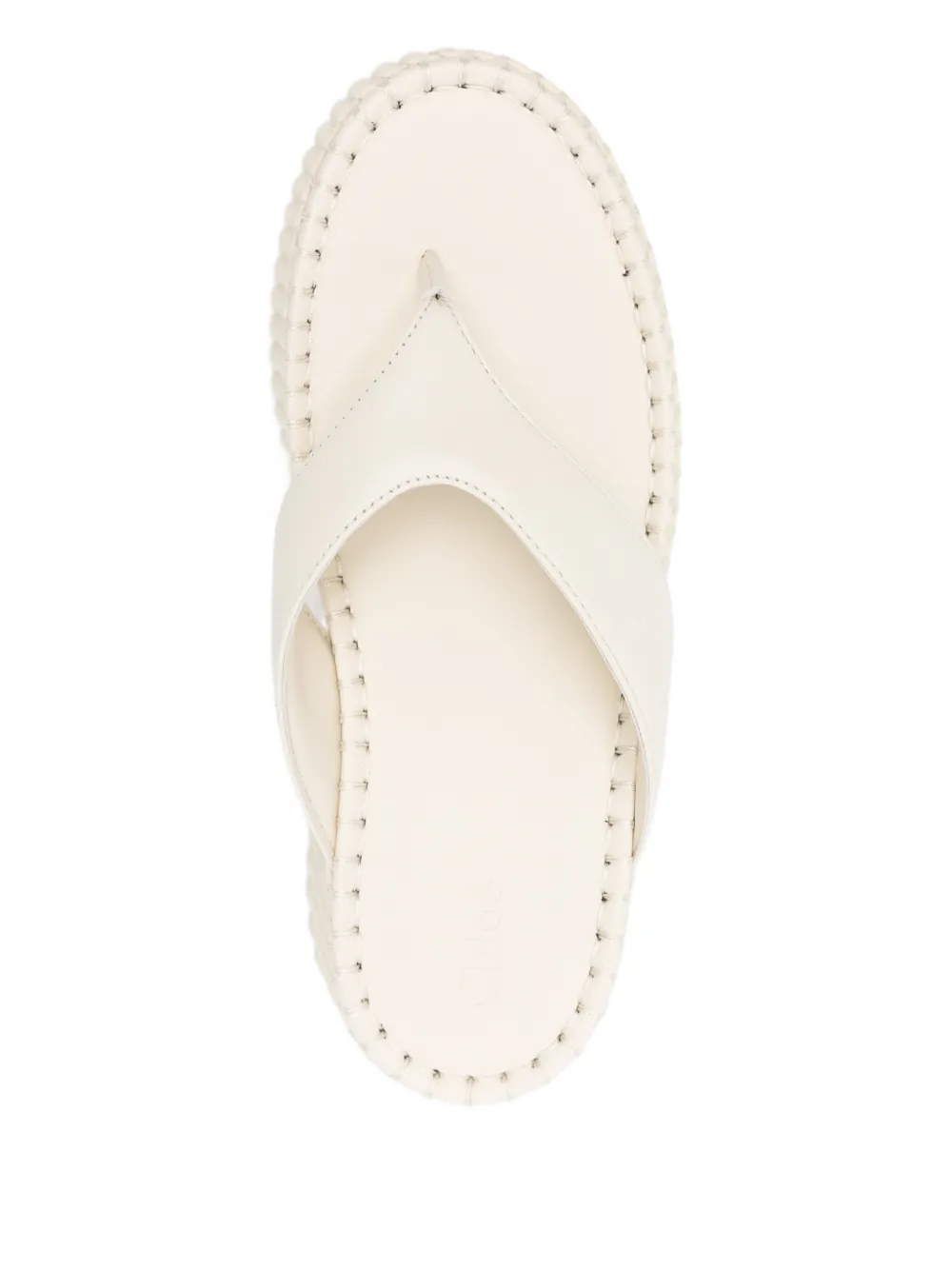 Chloé Sandalen met plateauzool Beige