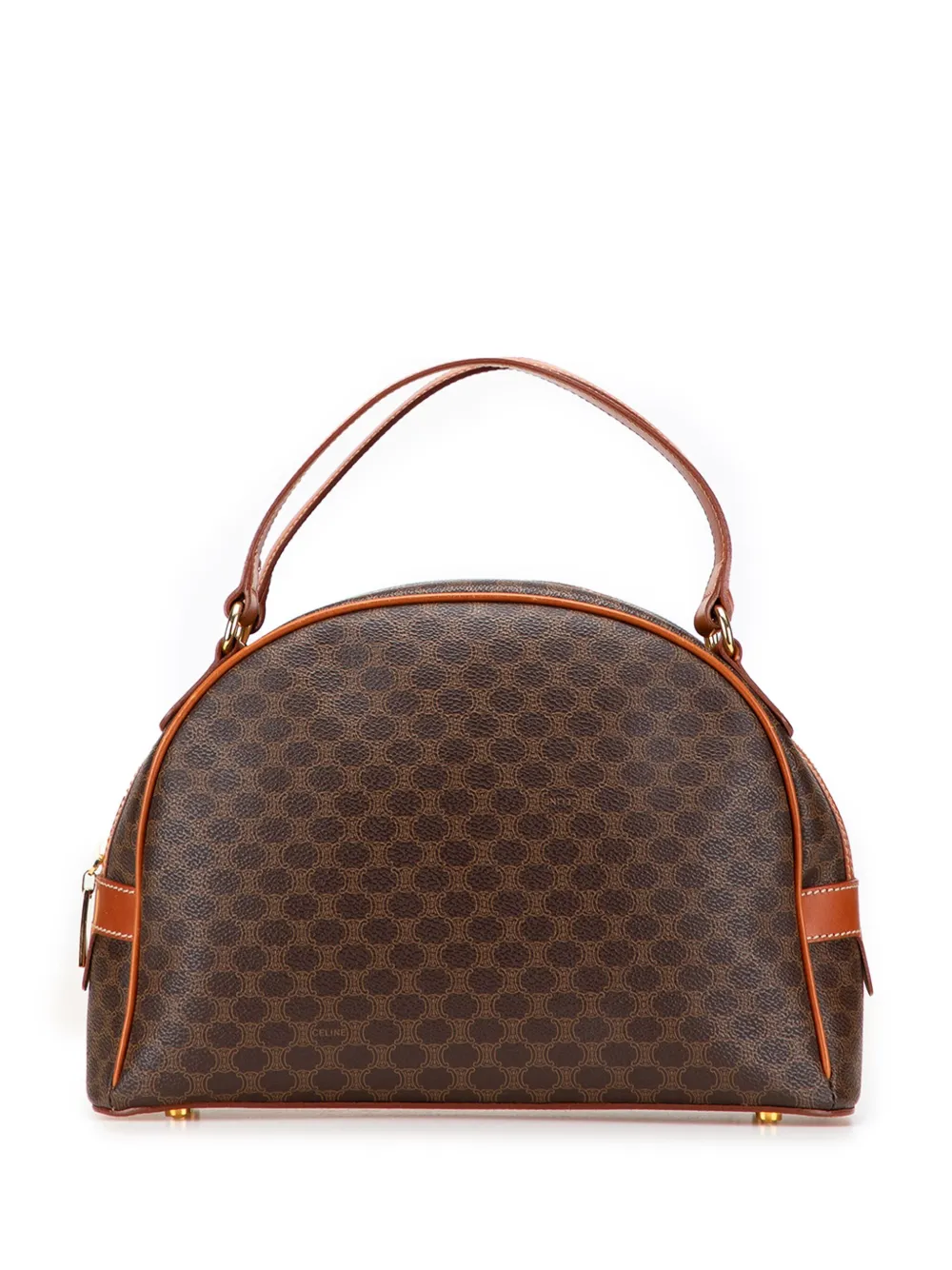 Celine Pre-Owned 1999 Macadam Coated Canvas Dome handbag - ブラウン Celine Pre-Owned 1999 Macadam Coated Canvas Dome handbag - ブラウン