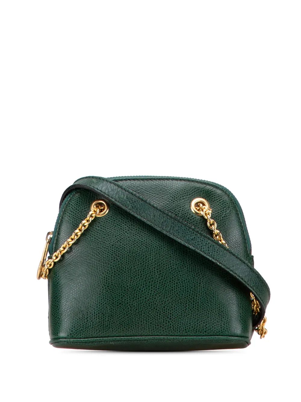 Celine Pre-Owned 2013 レザー ドーム ショルダーバッグ - グリーン Celine Pre-Owned 2013 レザー ドーム ショルダーバッグ - グリーン