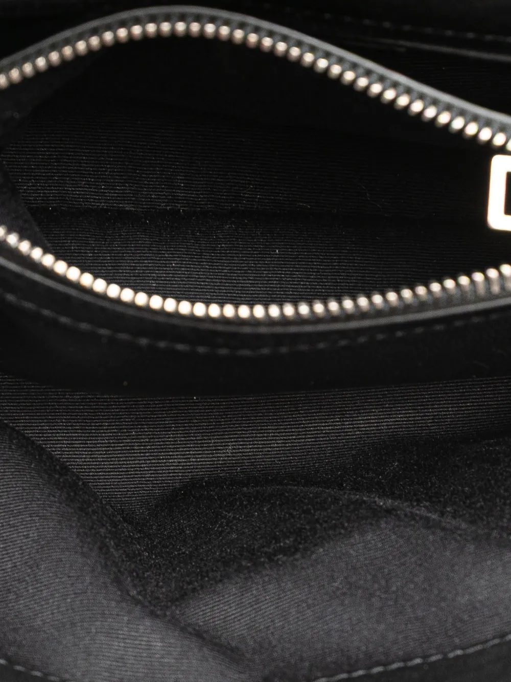 Pre-owned Saint Laurent 2017 Medium Quilted Chevron Sheepskin College Satchel In Black