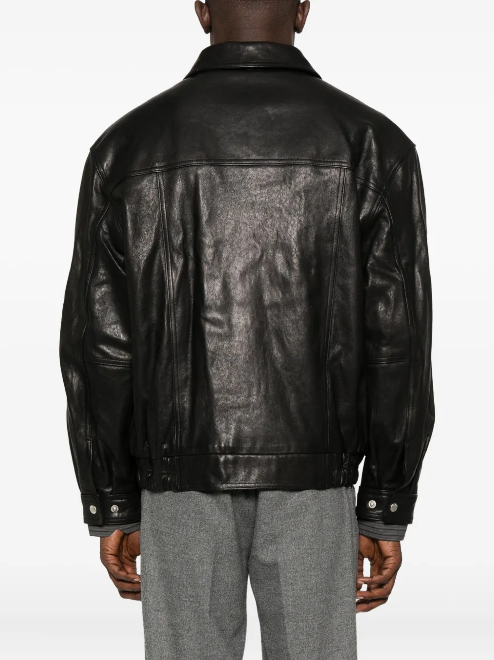 Dunst Leather Jacket In Black