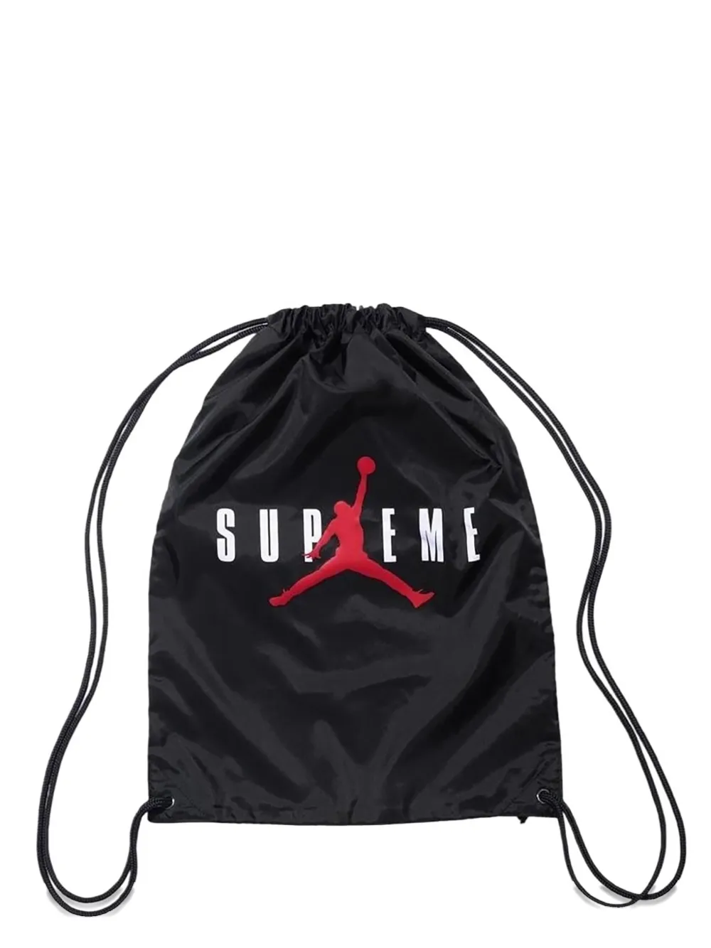 Supreme X Jordan Drawstring Backpack In Black