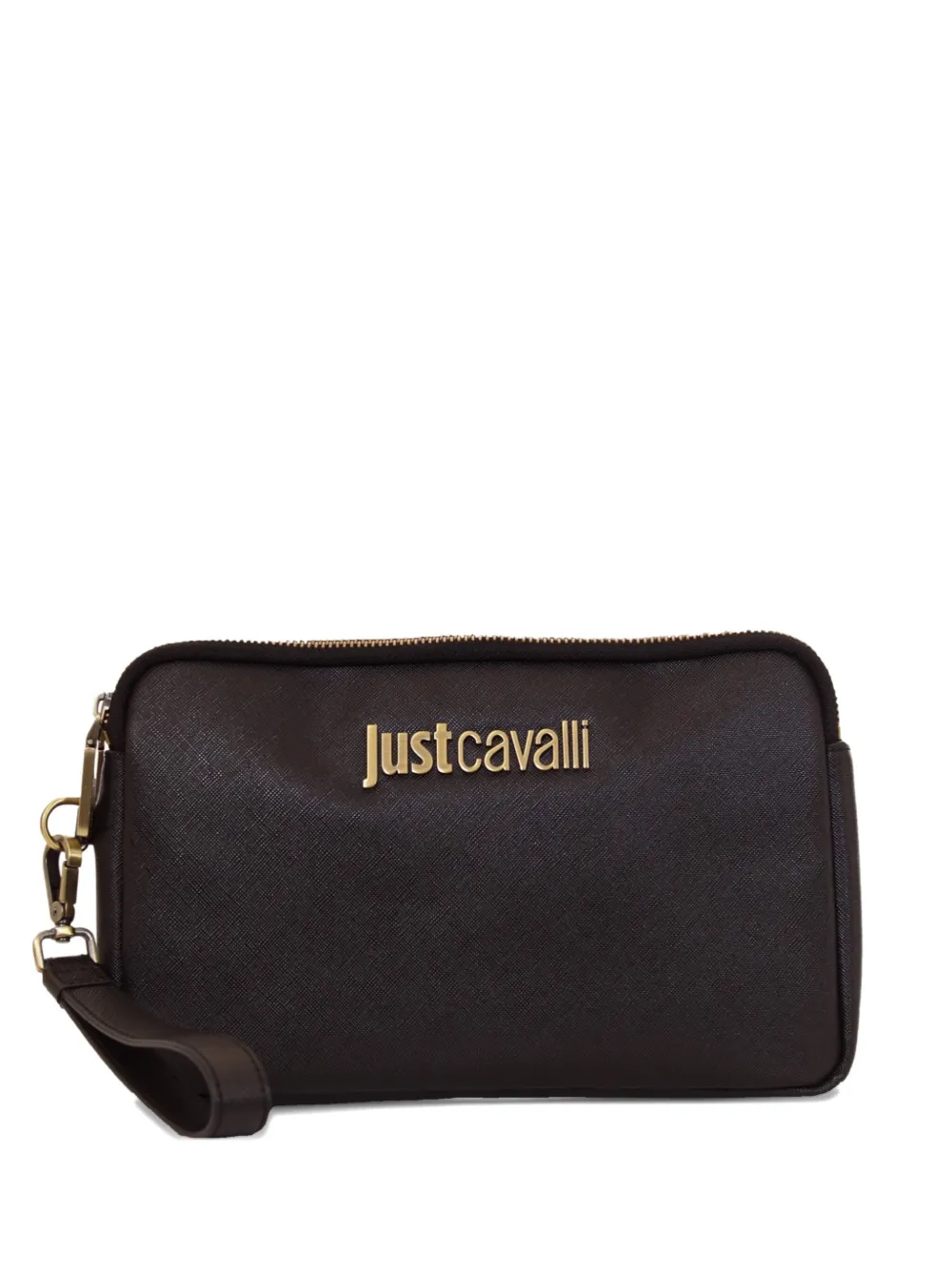 Just Cavalli ロゴ メッセンジャーバッグ - ブラック Just Cavalli ロゴ メッセンジャーバッグ - ブラック
