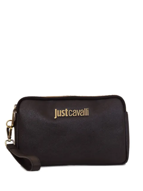 Just Cavalli logo-lettering messenger bag