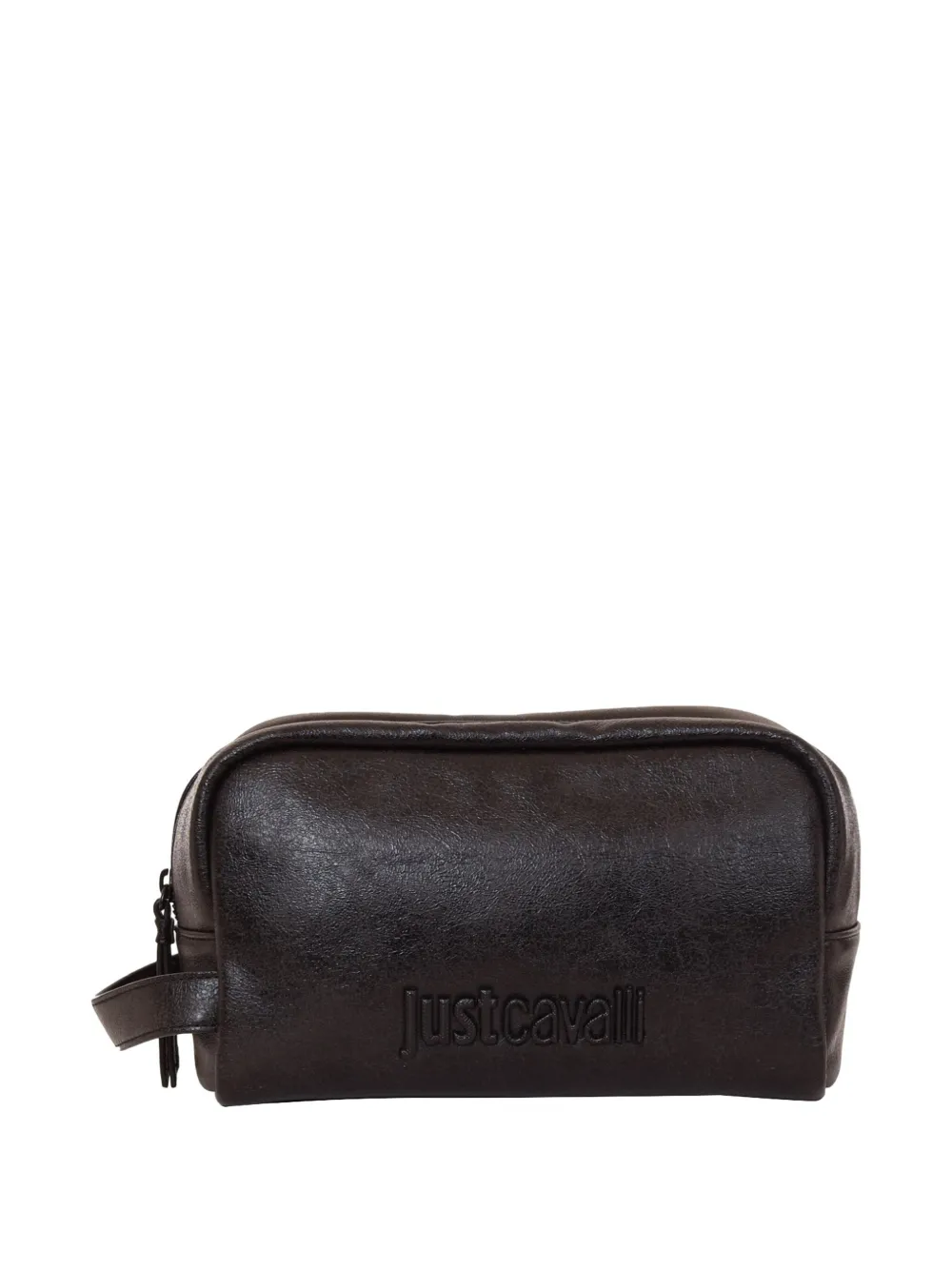 Just Cavalli logo-embossed wash bag | Black | Image 1