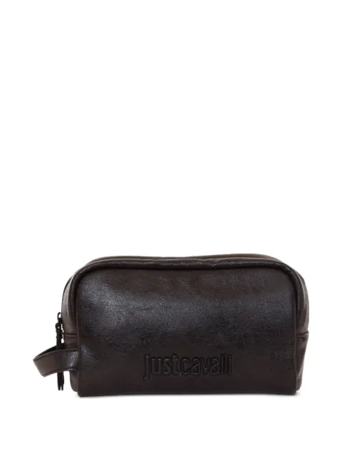 Just Cavalli logo-embossed wash bag