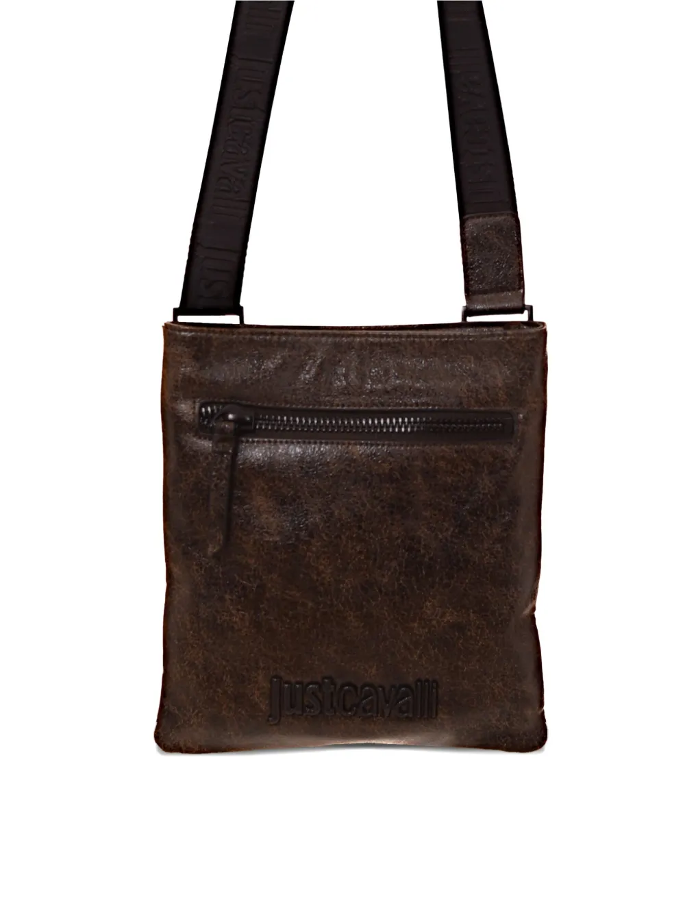 Just Cavalli logo-embossed messenger bag | Image 2