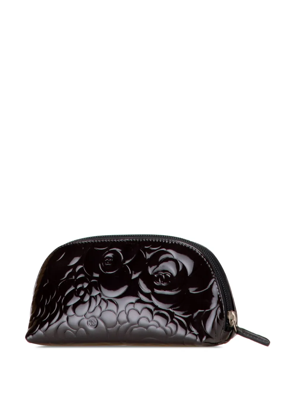 CHANEL Pre-Owned 2010-2011 Patent Camellia Cosmetic pouch | Image 2