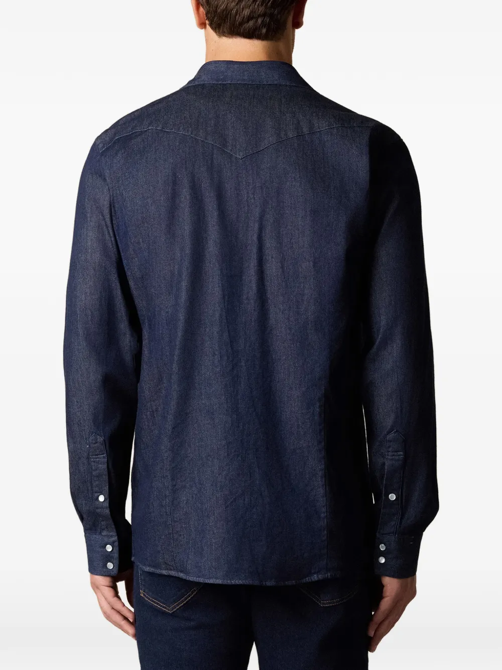 Brooks Brothers Denim overhemd Blauw