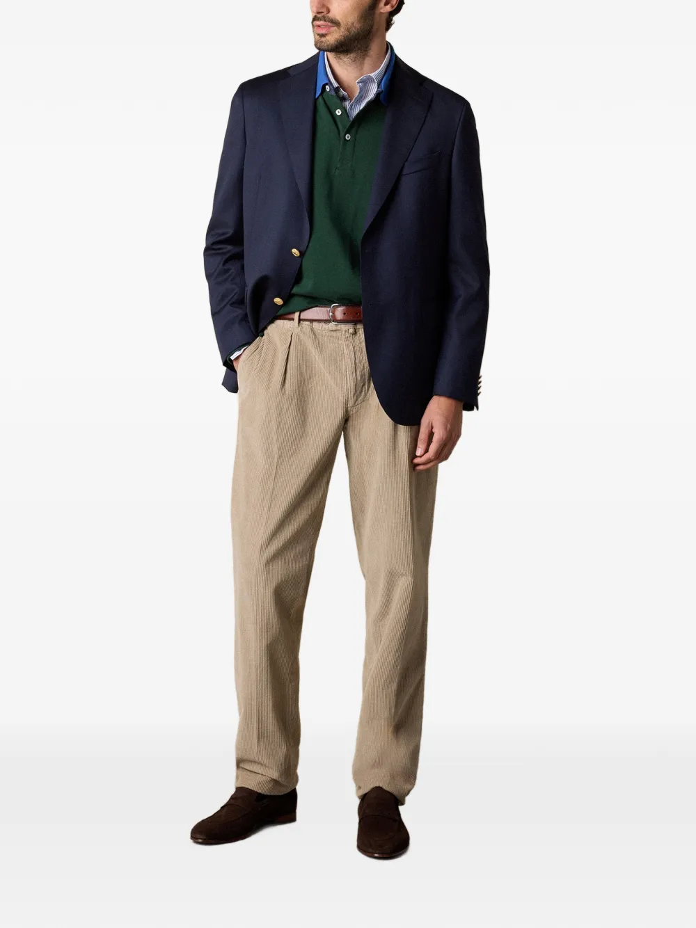  Brooks Brothers Blazer De Lana Virgen - Azul 