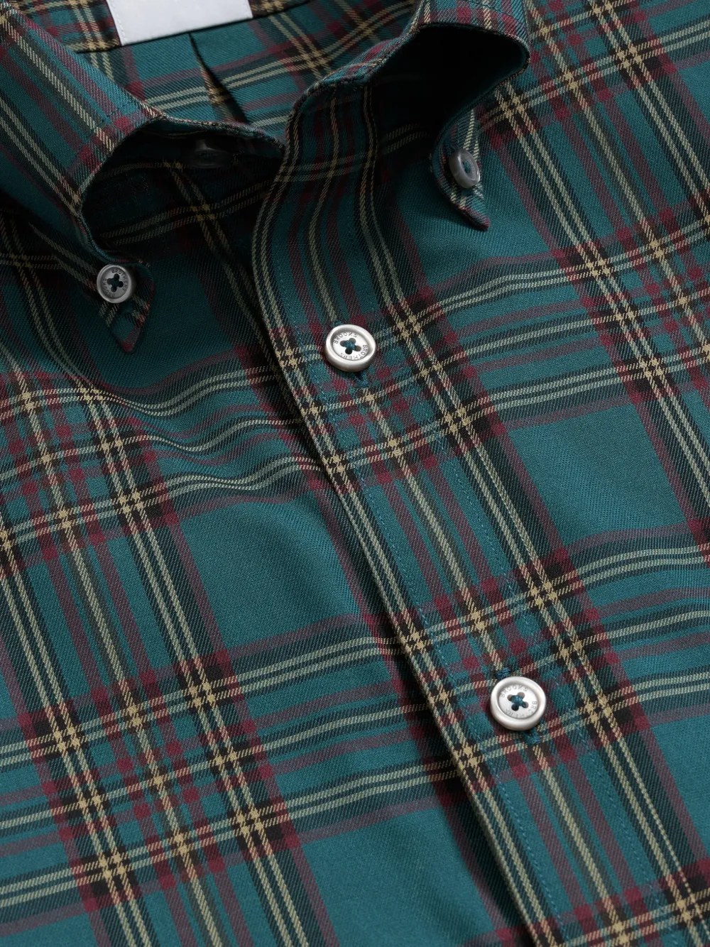  Brooks Brothers Button-fastening Plaid-patterned Shirt - Green 
