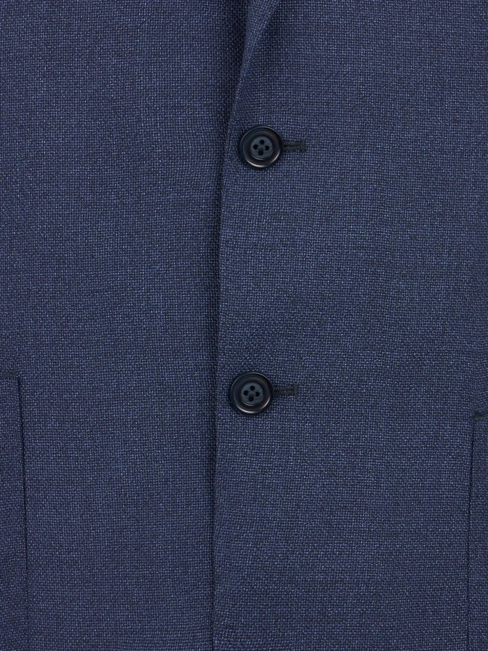Brooks Brothers Hopsack blazer van scheerwol Blauw