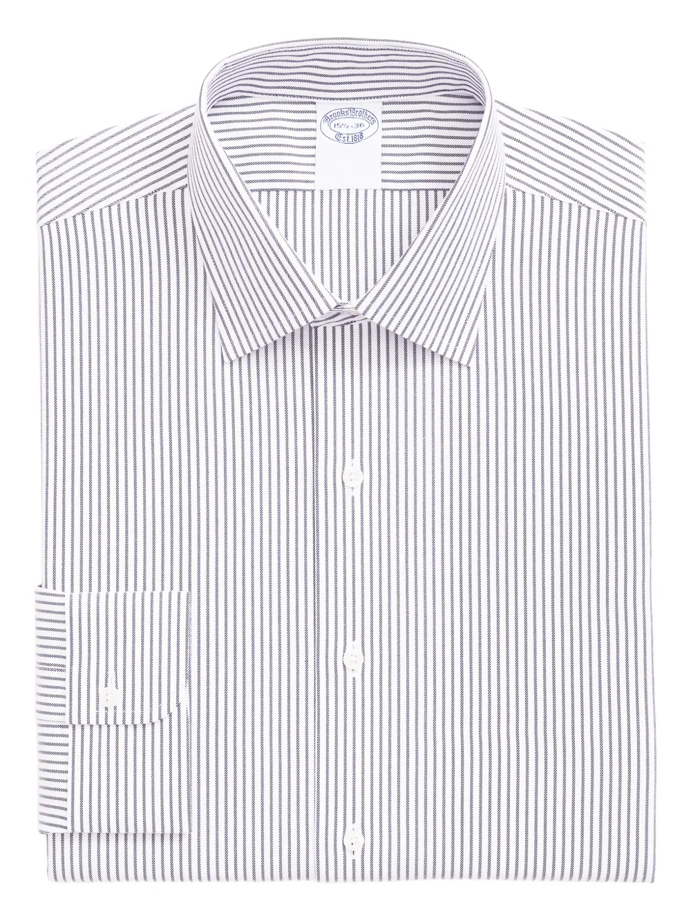 Brooks Brothers striped twill shirt - Nero